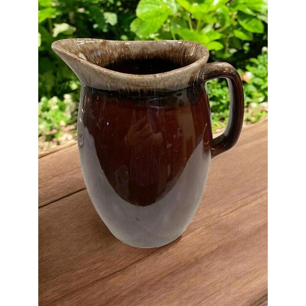 Hull Oven Proof USA 9" Pitcher Stoneware Pottery